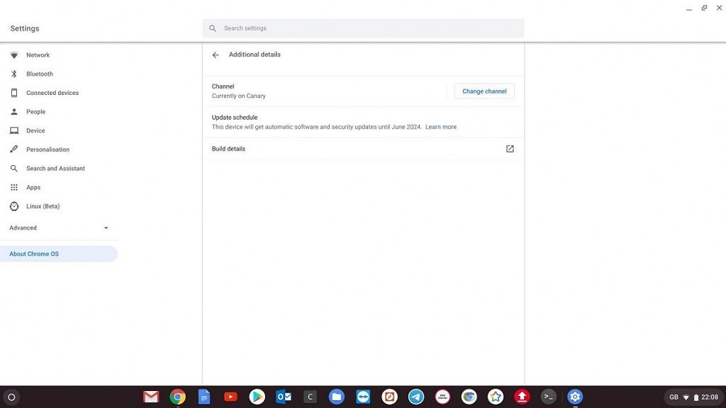 can you change the os on a google chrome book