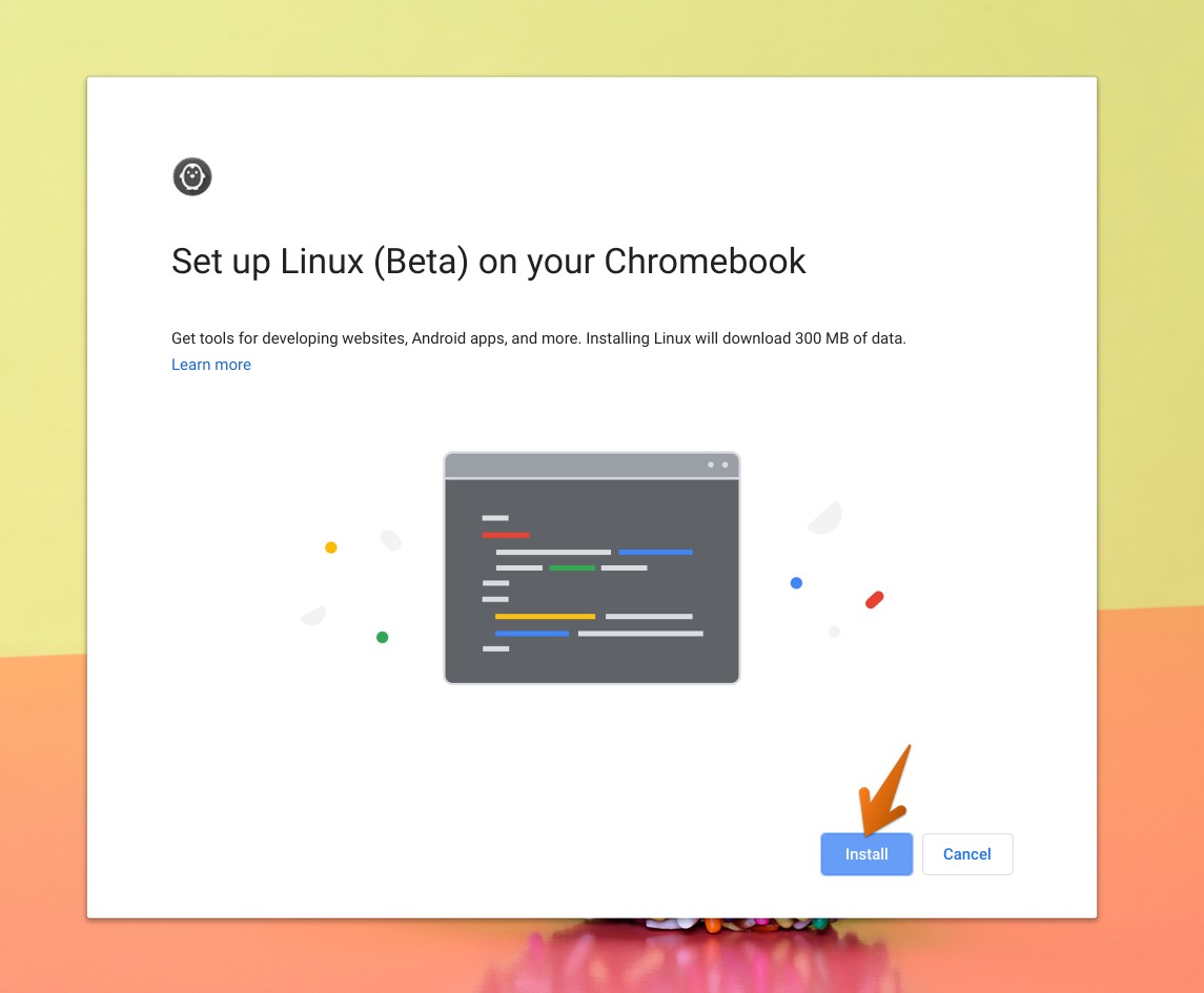 Linux Setup Chromebook