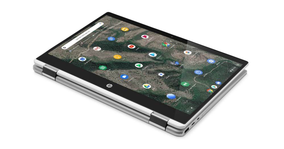 HP Chromebook x360 tablet mode