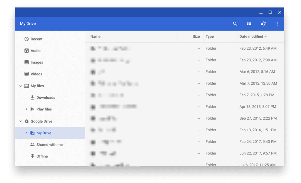 Files App - Google Drive