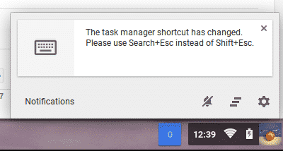 Chromebook Task manager