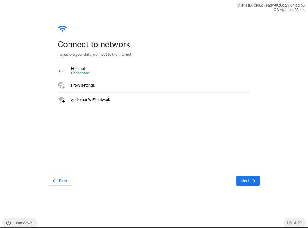 Connect to Network
