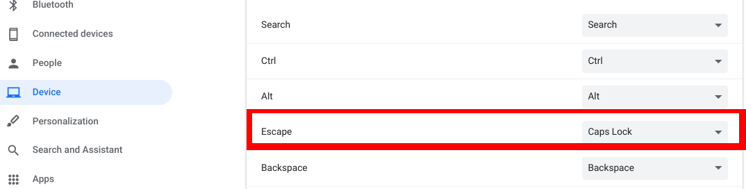 Keyboard Settings