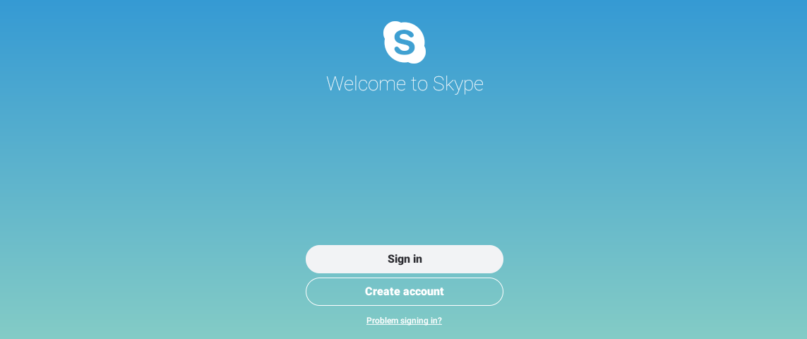 Skype Sign In