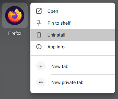Uninstalling Firefox Part I
