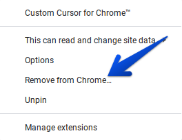 Removing the Extension From Chrome