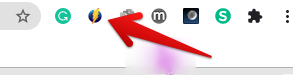 Clicking on the Monosnap extension icon