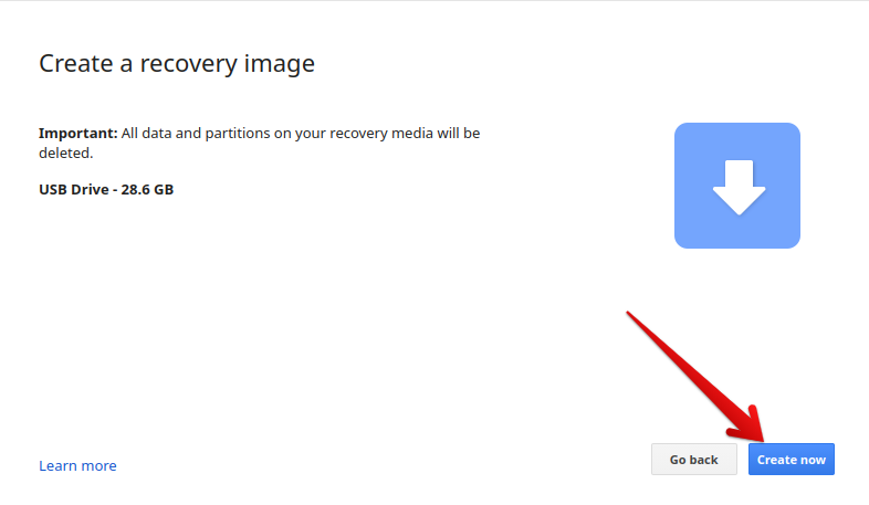 Creating a Recovery Image