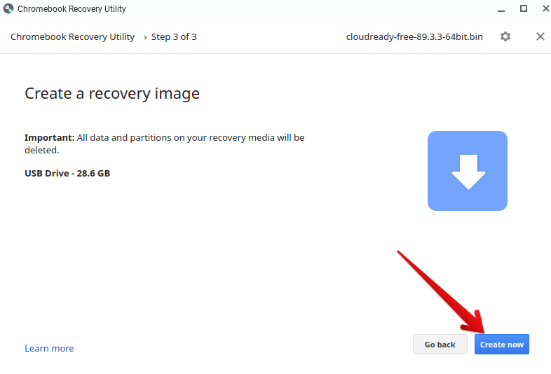 Creating a Recovery Image