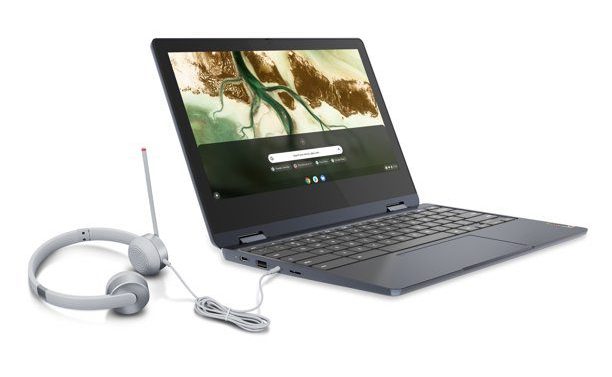 Lenovo IdeaPad 3 Chromebook with headset bundle