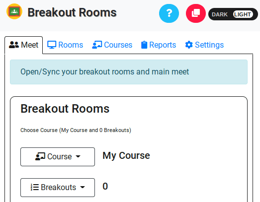 Breakout Rooms for Google Meet