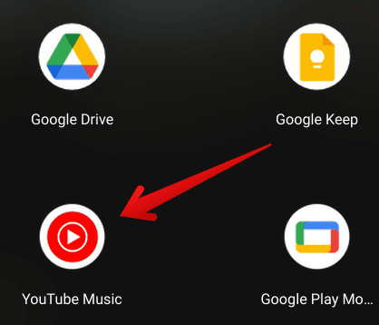 YouTube Music web app installed