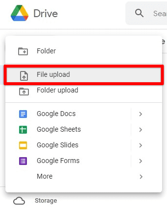 File upload