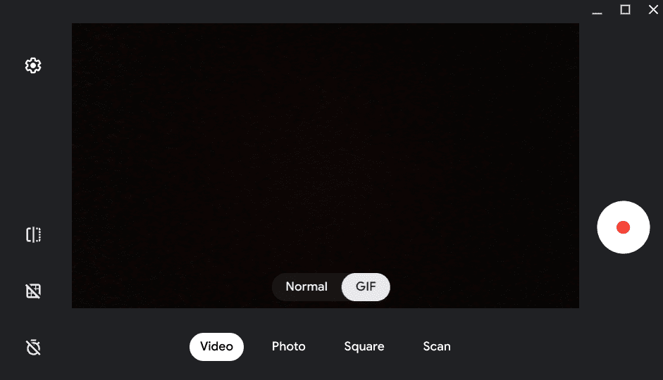 Chromebook Camera app's GIF feature