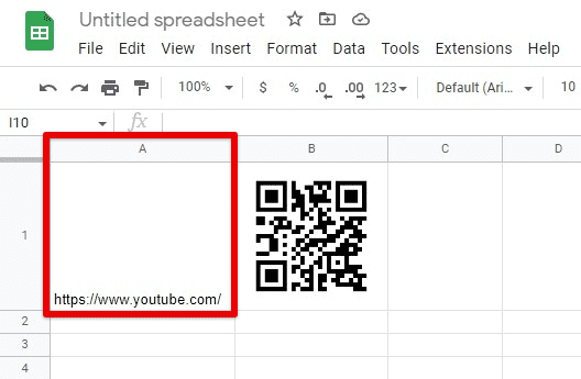 Embedding a link in QR code