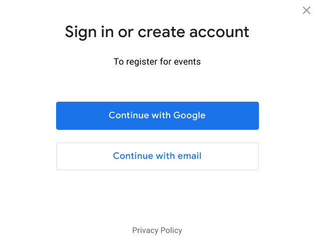 Signing in with an account on Chrome Enterprise