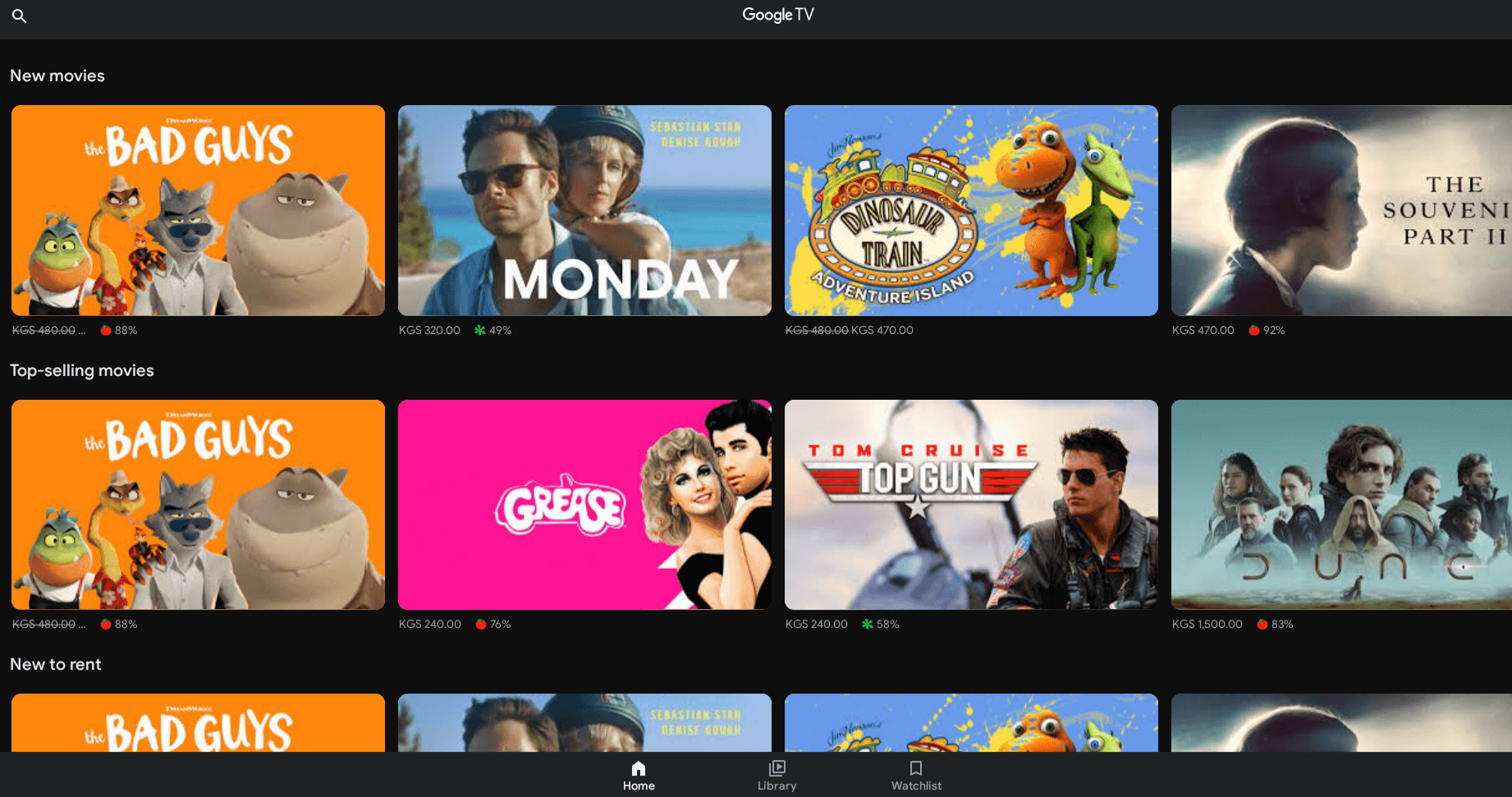 Google TV on ChromeOS