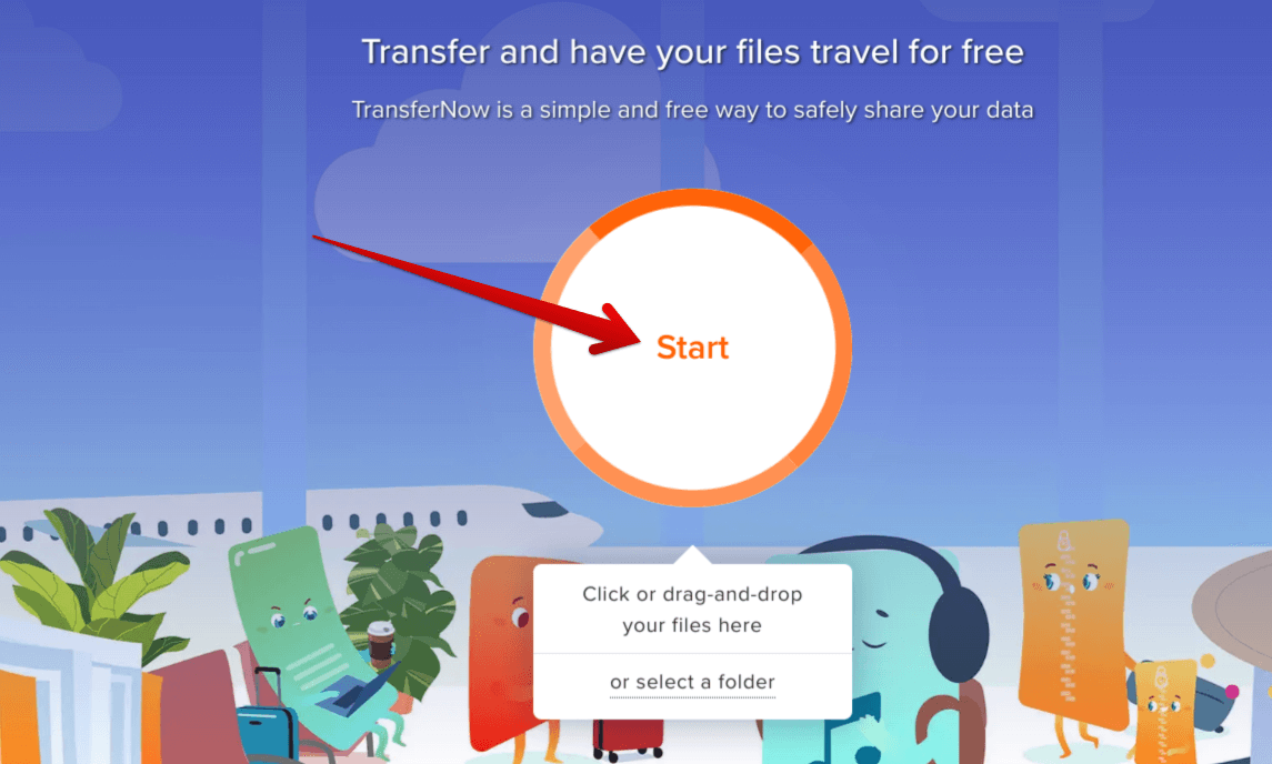 Getting started with TransferNow