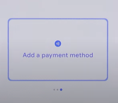 Adding a payment method in Google Pay