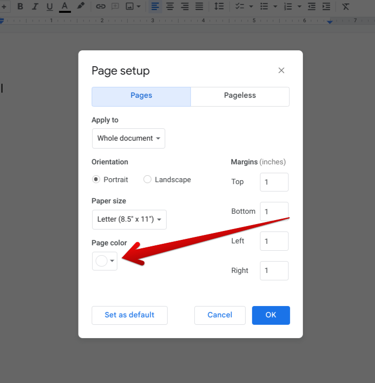 How to change the page color in Google Docs | Chrome Ready