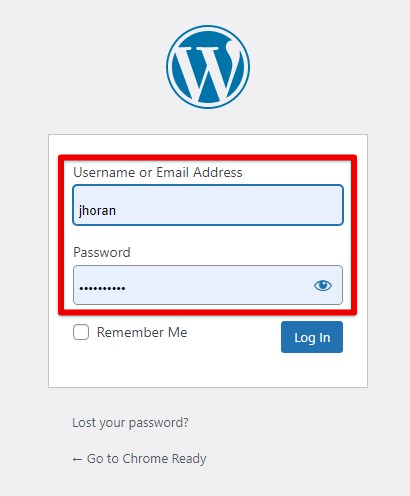 Automatically filling in login credentials