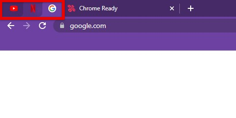 Rearranging pinned tabs