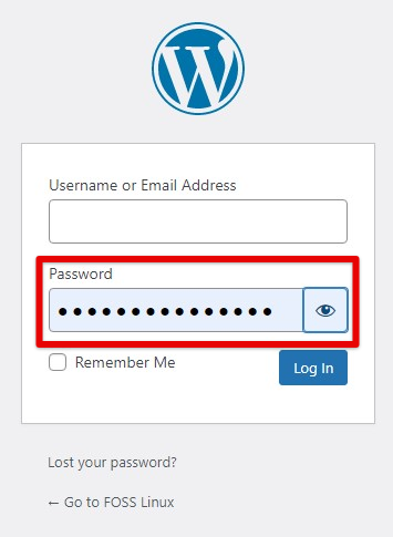 Selecting a generated password