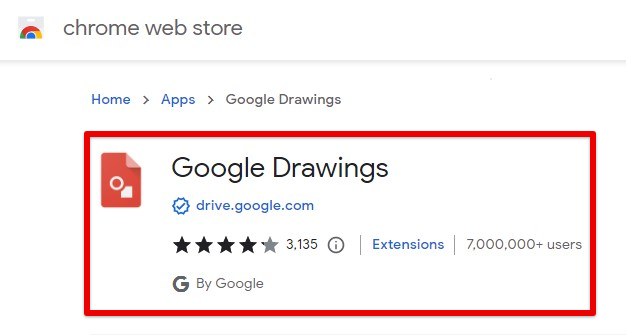 Accessing Google Drawings