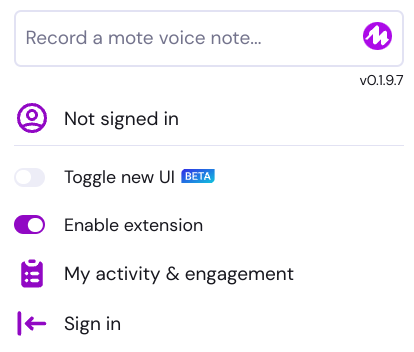 Mote: voice notes and feedback on ChromeOS