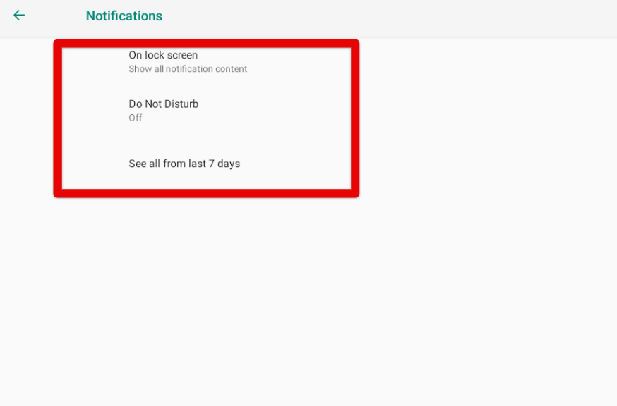 Notification settings for Android apps on ChromeOS