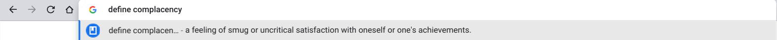 Word definitions in the omnibox