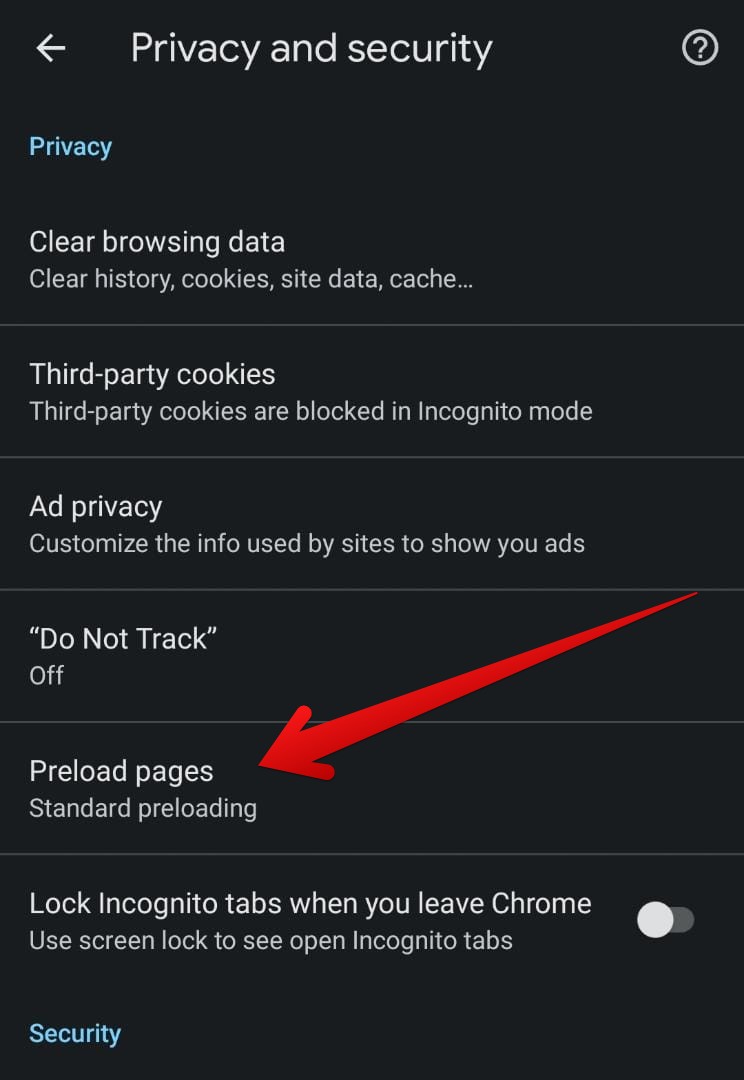 Getting into the "Preload" functionality