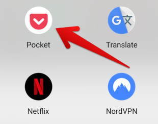 Pocket installed on ChromeOS