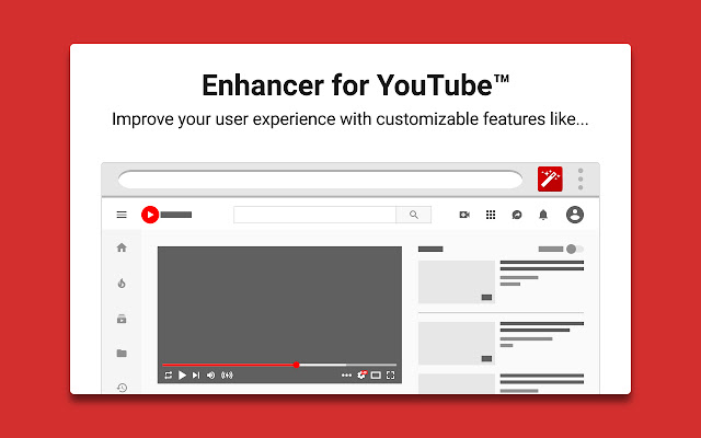 enhancer for youtube chrome extension